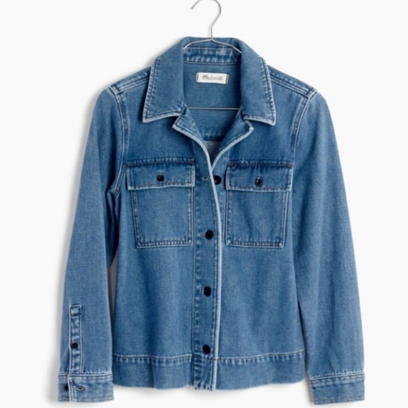 Madewell Blue Jean Jacket - Picture 1 of 15